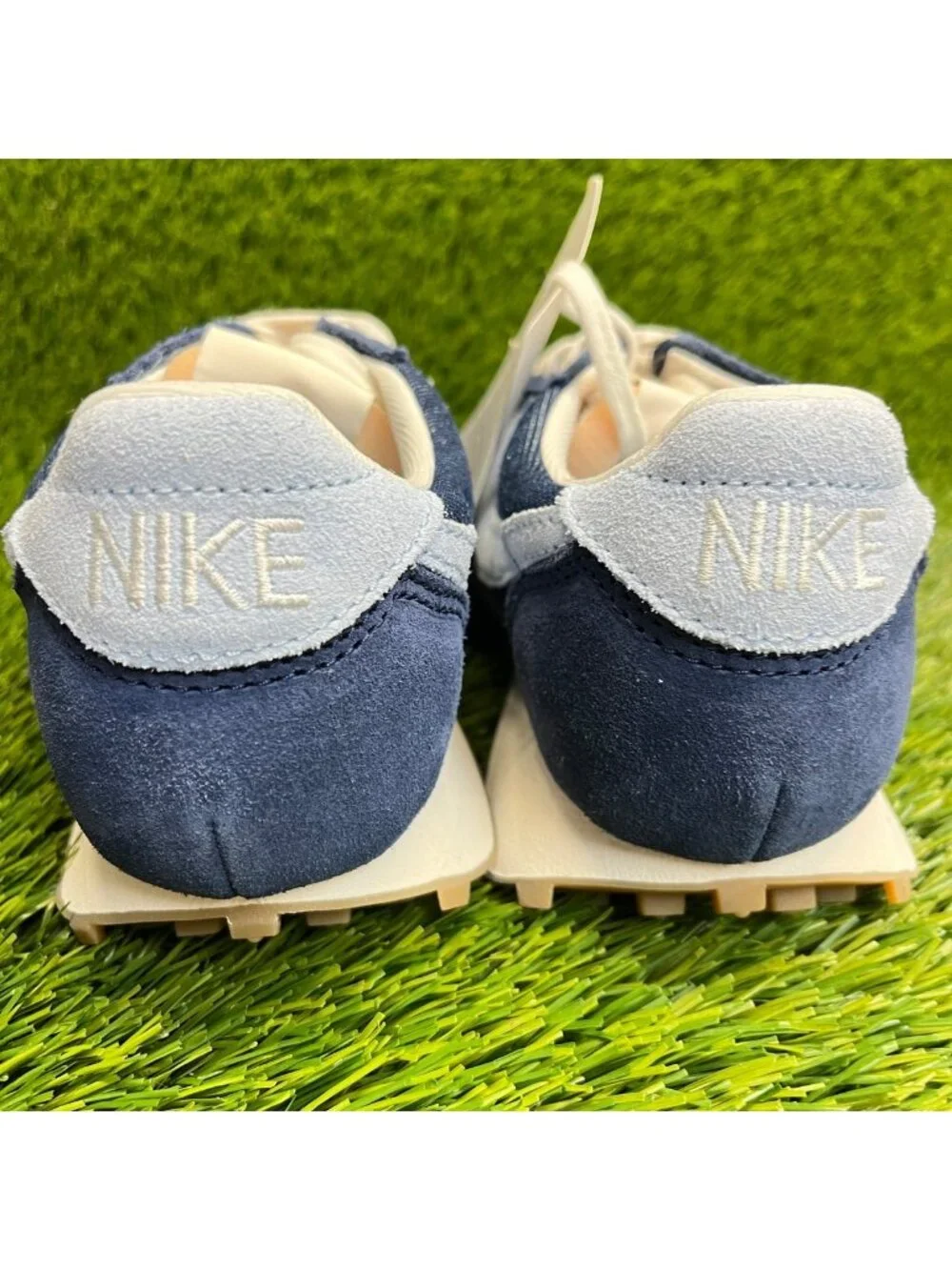 Nike LD 1000 SE Denim Womens Size 6.5 Navy White Athletic Running Shoes Sneakers